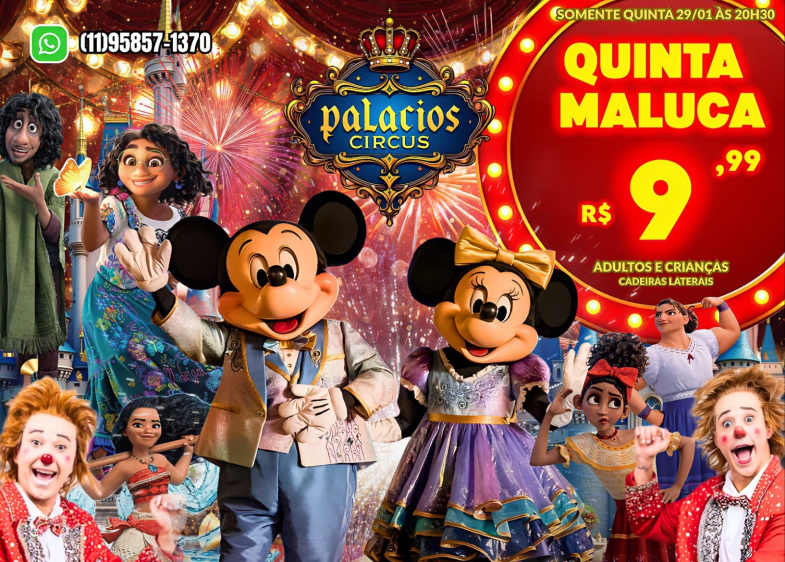 Pálacios Circus - quinta-feira 29/01 20h30