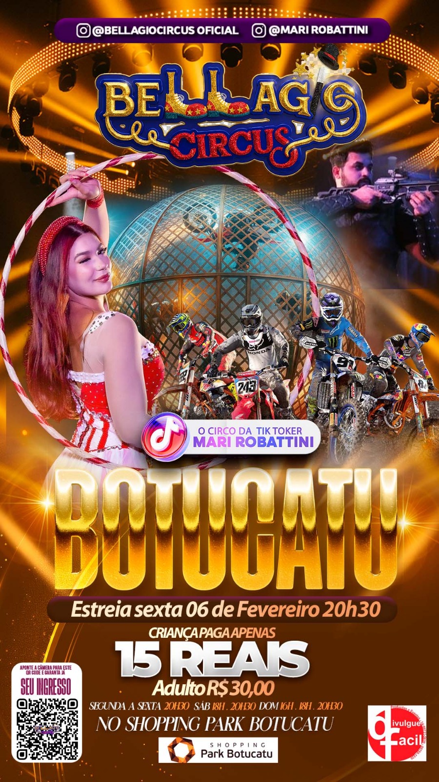 Bellagio Circus - sábado 07/02 20h30