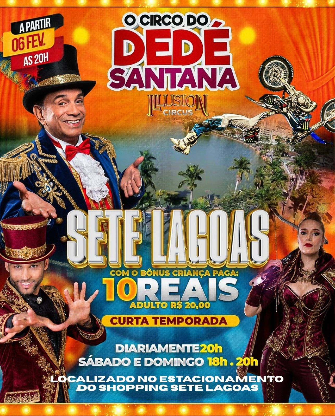 Illusion Circus - sexta-feira 06/02 20h