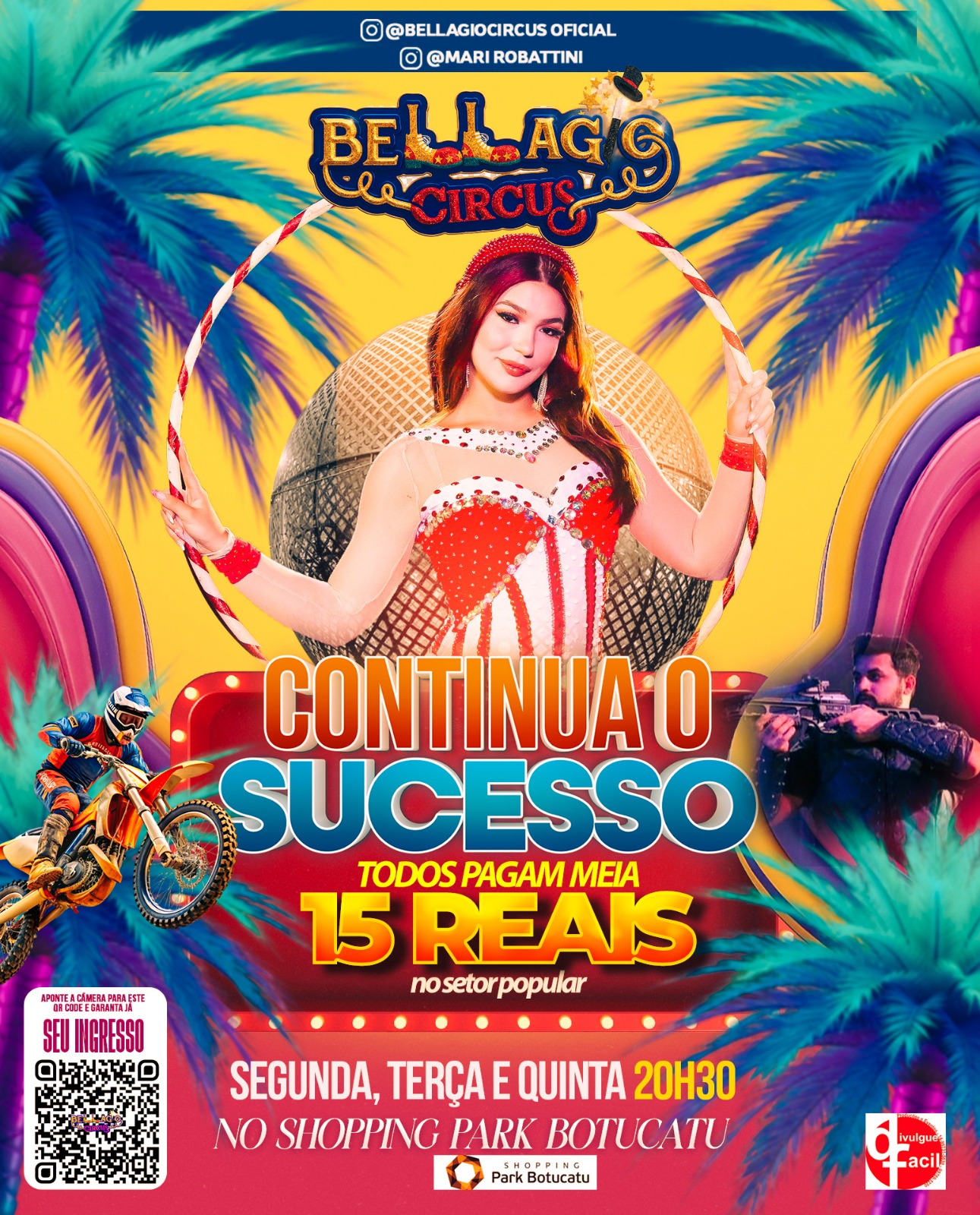 Bellagio Circus - quinta-feira 19/02 20h30