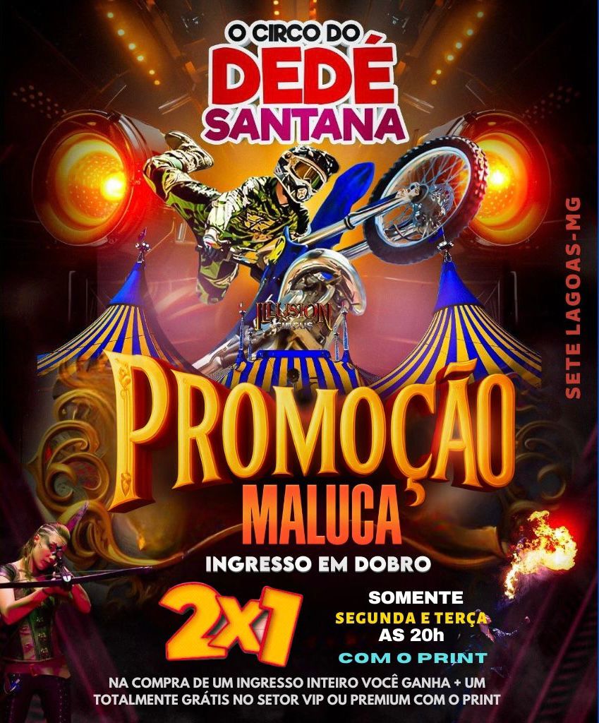 Illusion Circus - terça-feira 24/02 20h