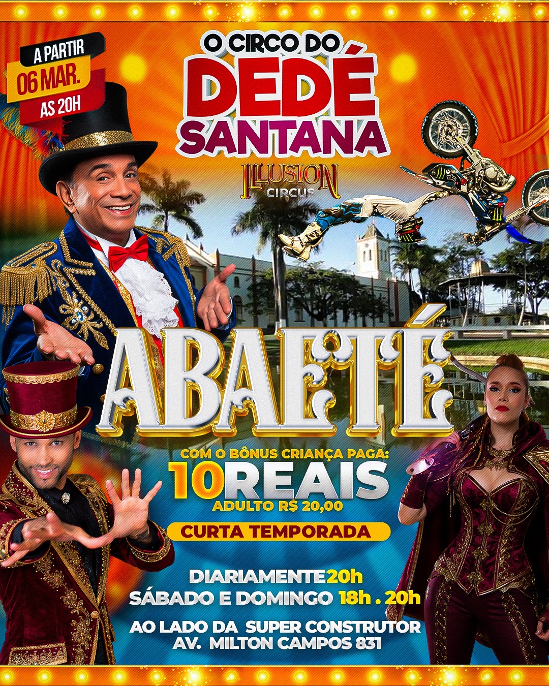 Illusion Circus - sexta-feira 06/03 20h