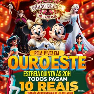 Circo mágico da fantasia – quinta-feira 19/03 20h