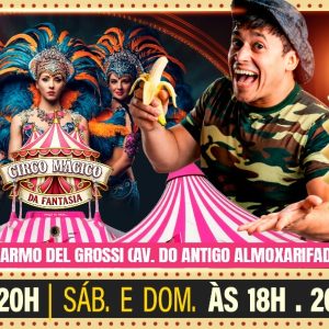 Circo do bananinha – segunda-feira 13/04 20h