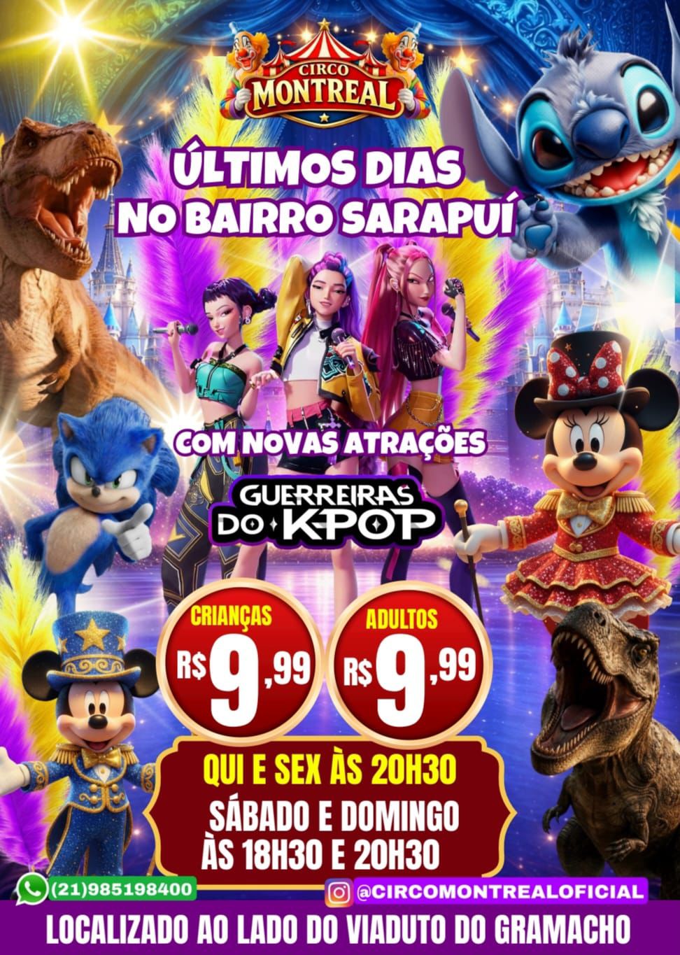 Circo Montreal – quinta-feira 07/05 20h30