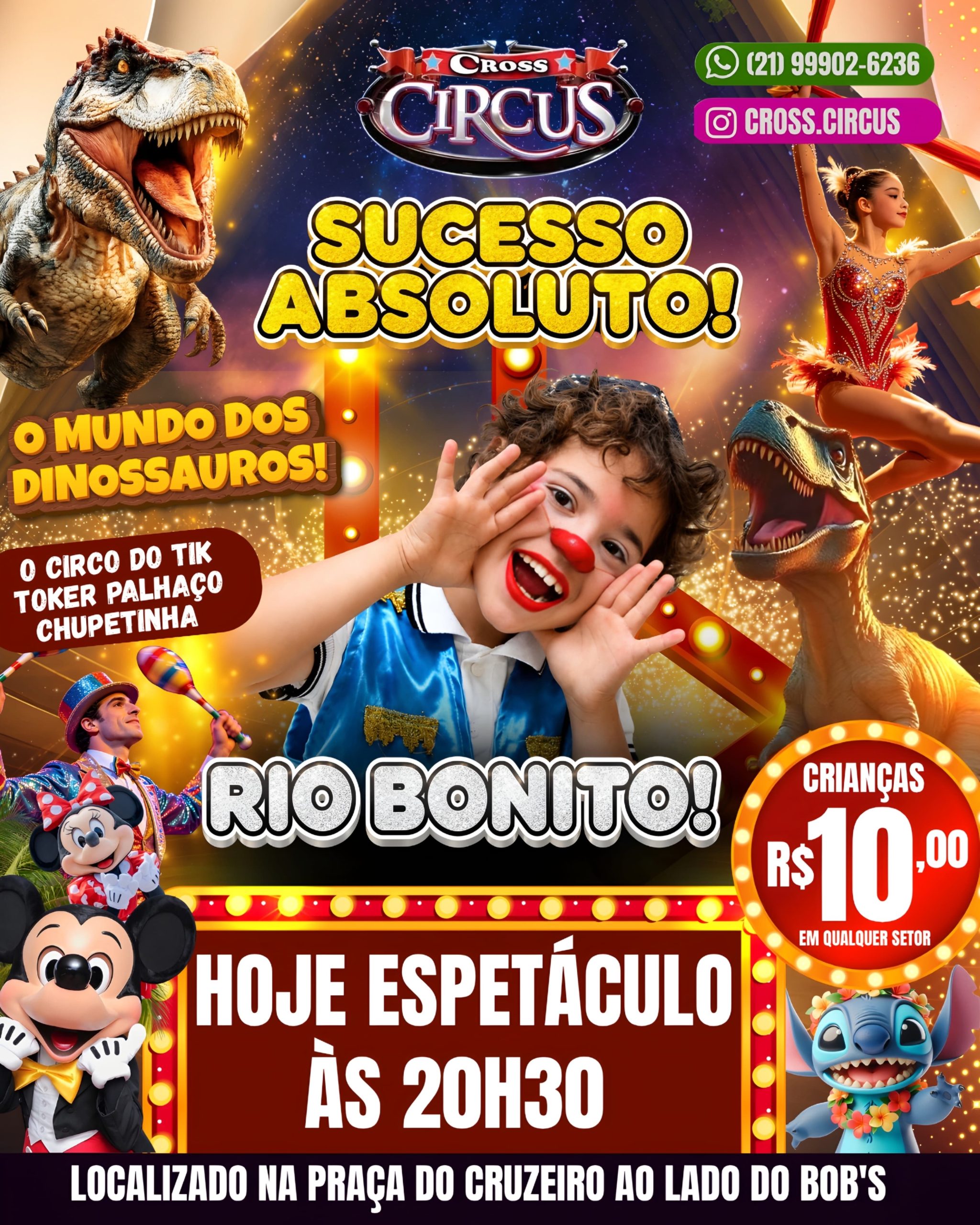 Cross circus - domingo 31/05 18h30