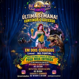 Bellagio Circus – segunda-feira 15/06 20h30