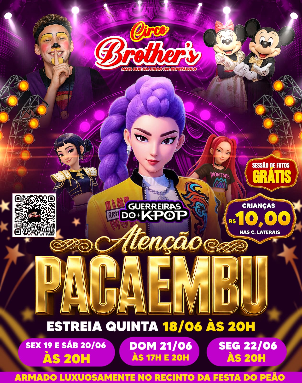 CIRCO BROTHER'S - Domingo 21/06 17h