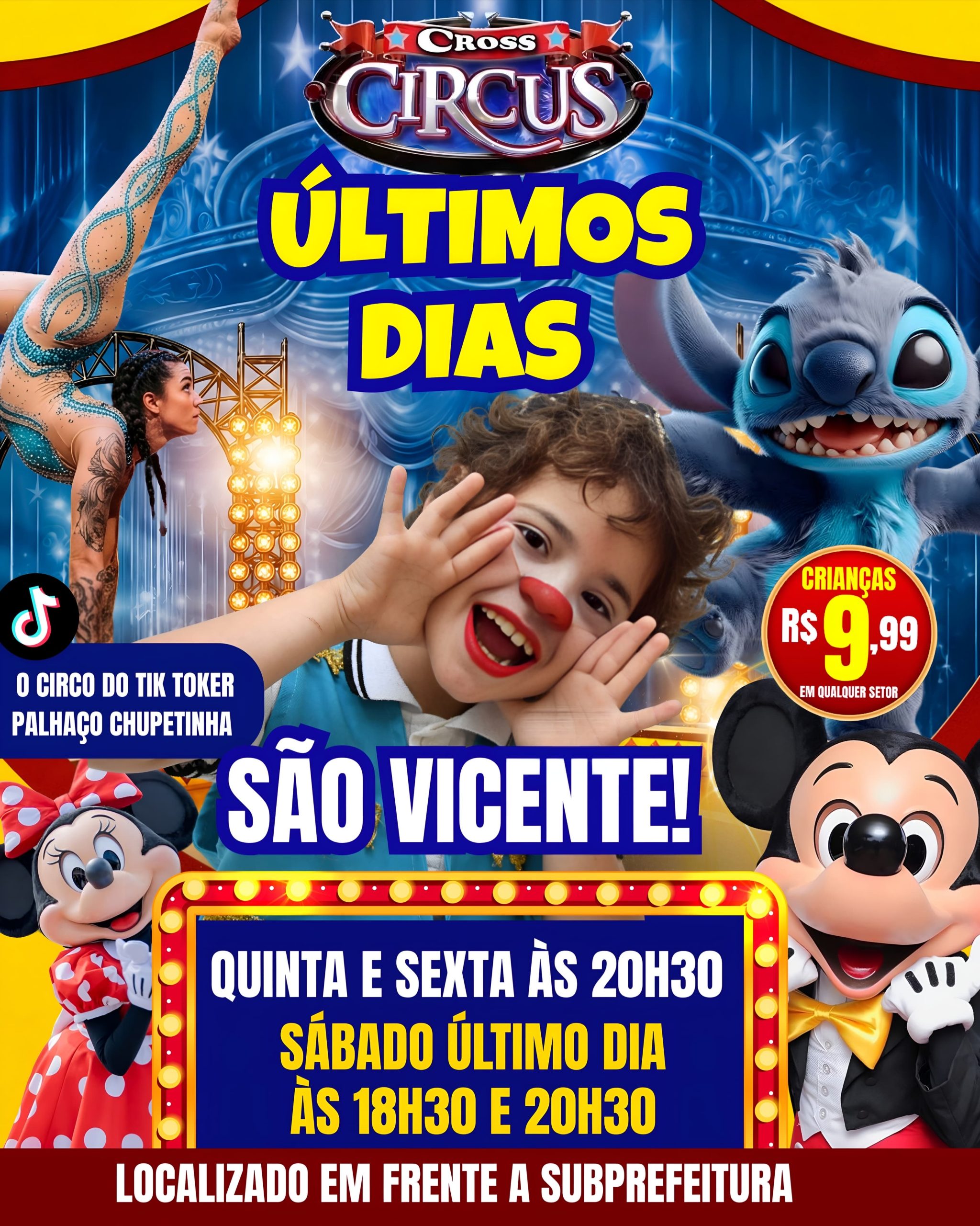 Cross circus - sábado 04/07 20h30