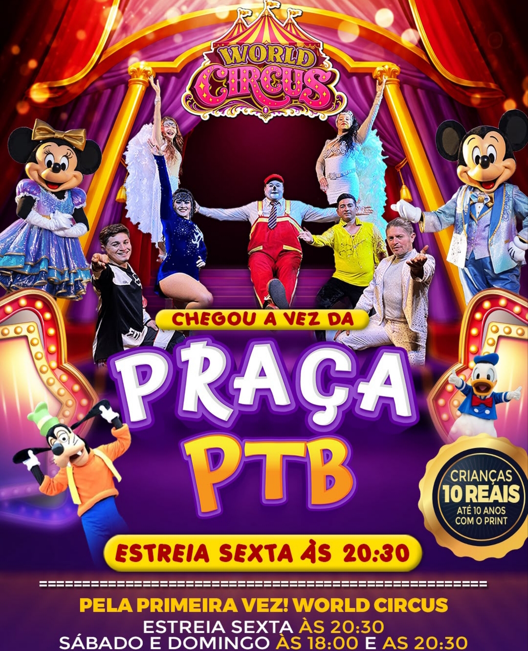 World Circus - domingo 19/07 20h30