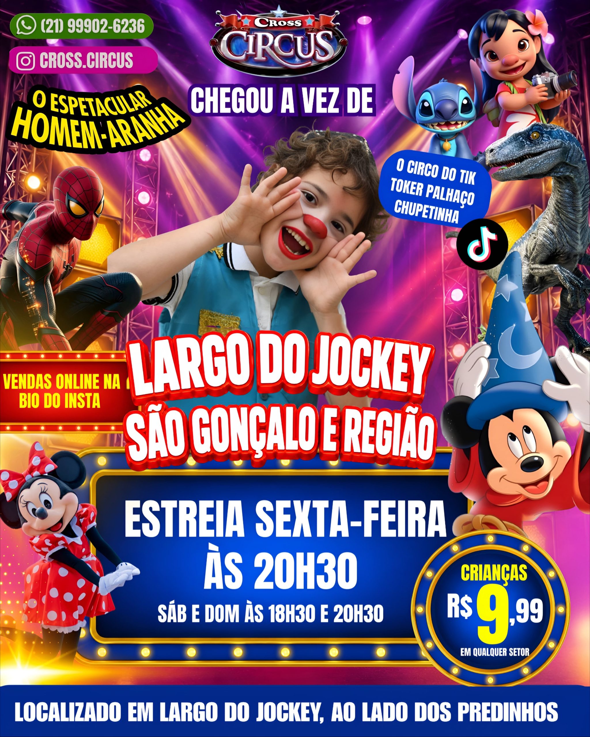Cross circus - domingo 09/08 18h30