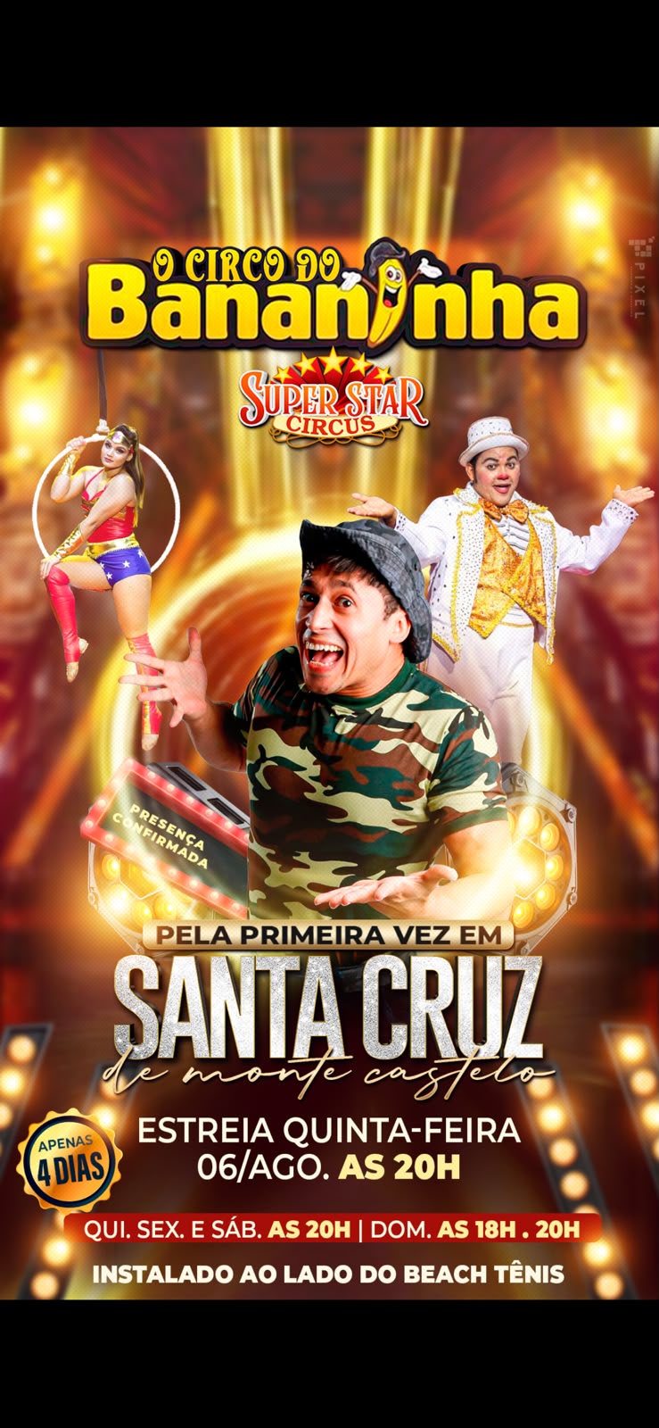 Super Star Circus - domingo 09/08 18h