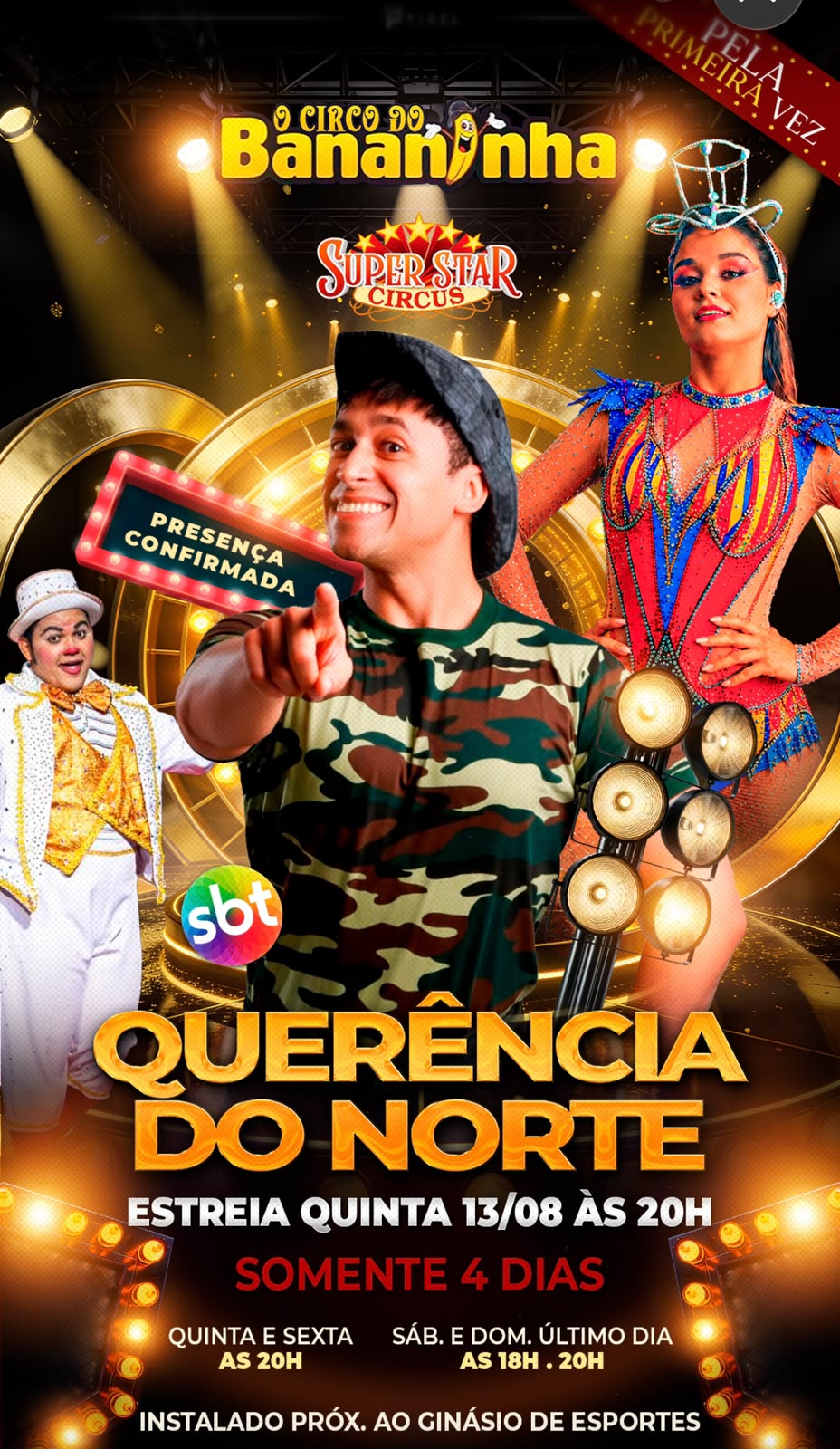 Super Star Circus - domingo 16/08 18h