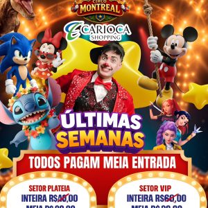 Circo Montreal – sábado 15/08 18h30