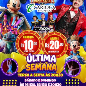 Circo Montreal – sexta-feira 21/08 20h30