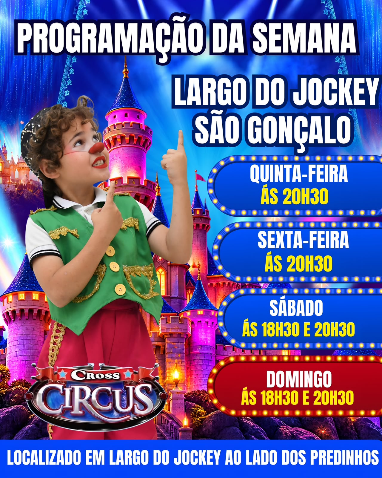 Cross circus - sábado 22/08 18h30