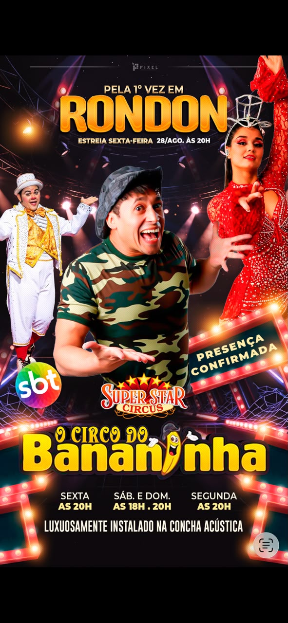 Super Star Circus - domingo 30/08 18h