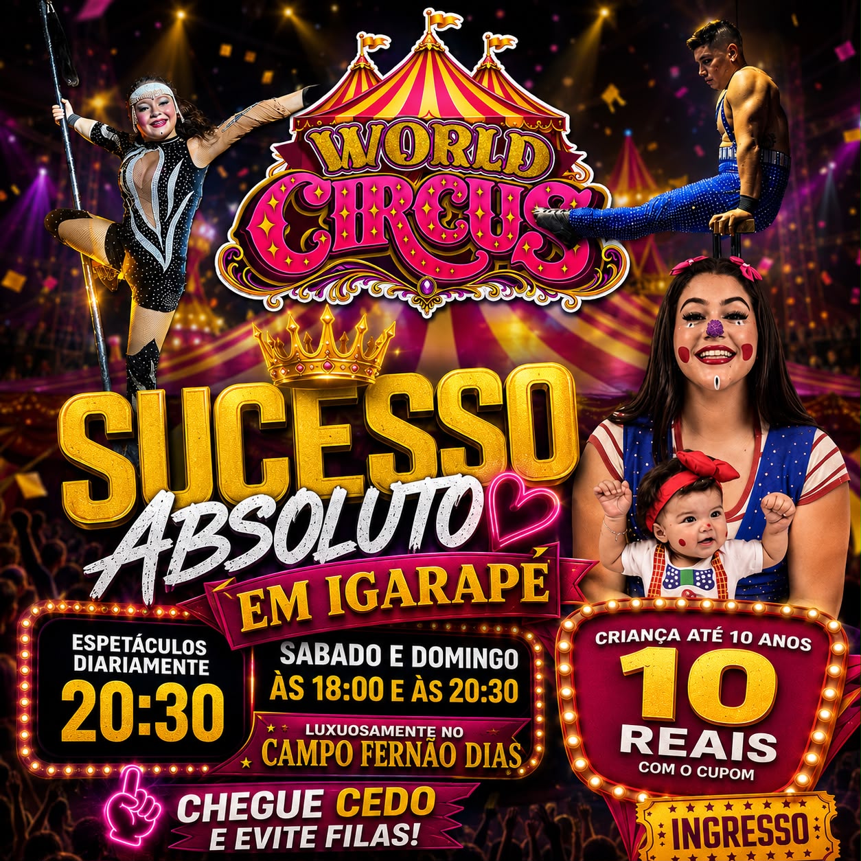 World Circus - quinta-feira 13/08 20h30
