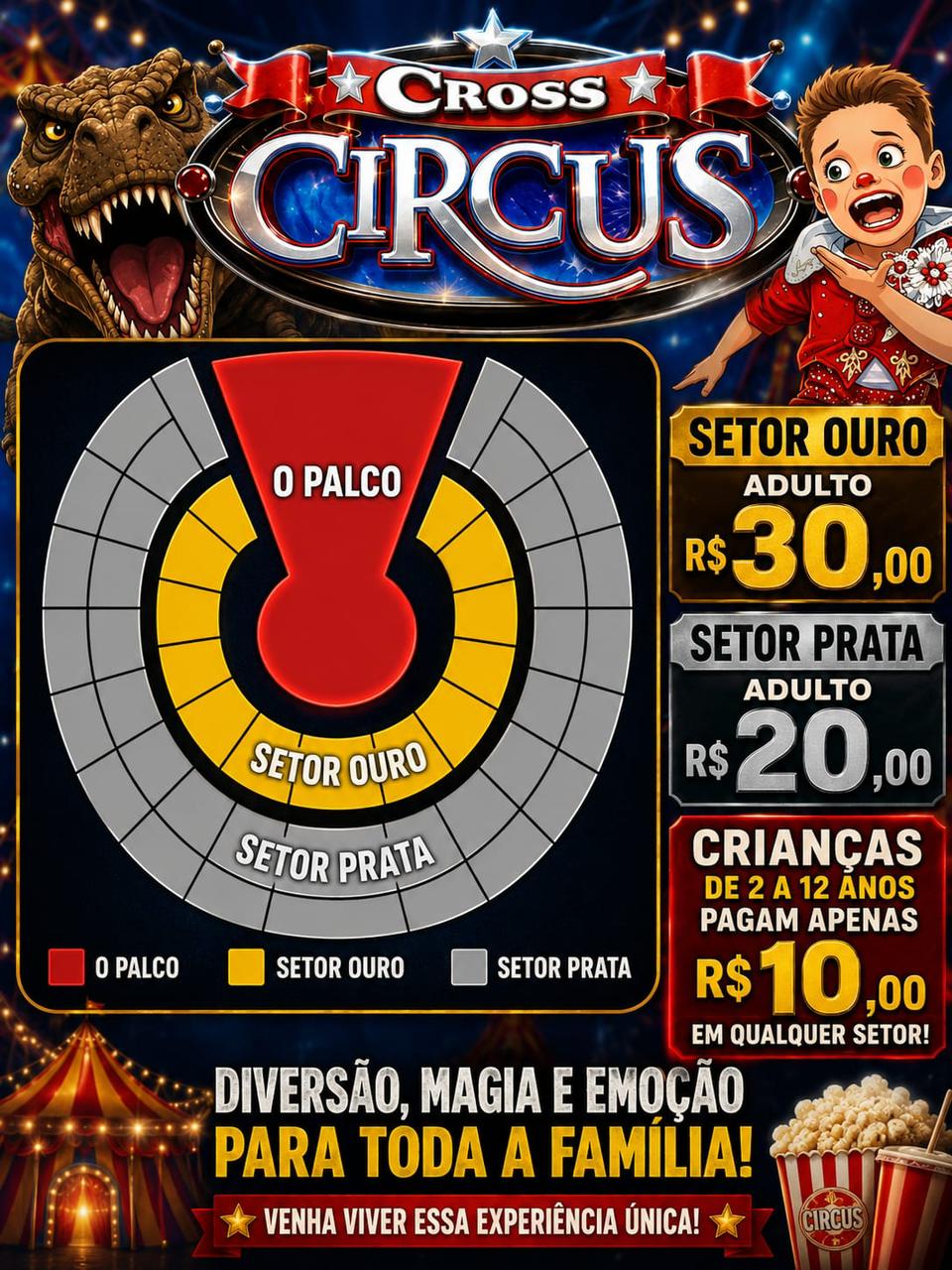 Cross circus - domingo 06/09 18h30