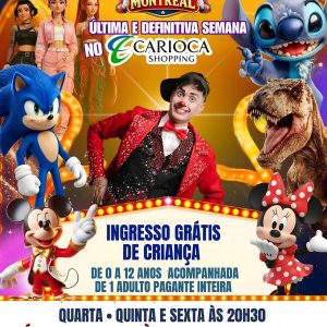 Circo Montreal – sábado 05/09 20h30