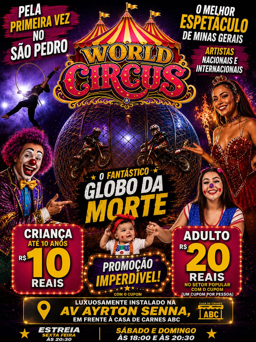World Circus - sábado 05/09 18h