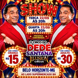 Circo Illusion – quarta-feira 23/09 20h