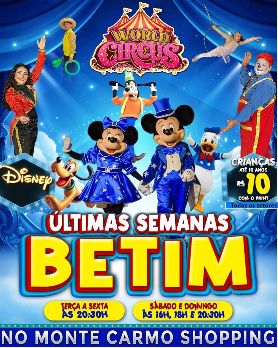 World Circus - sábado 28/03 18h